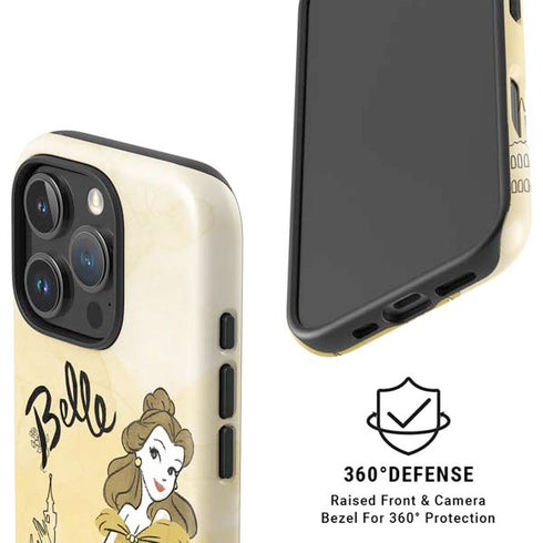 Disney Princess Belle Art iPhone 16 Pro Magsafe Impact Case